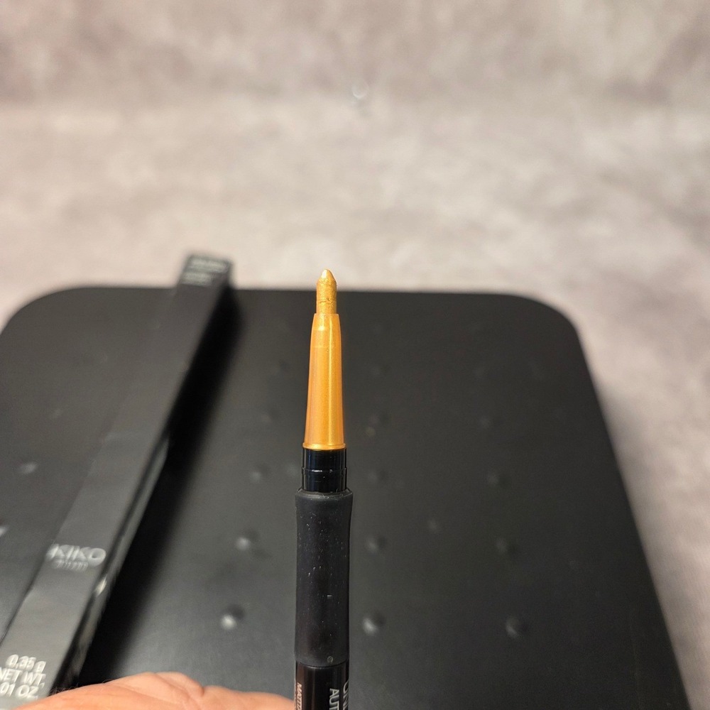 Kiko Milano Unlimited Precision Automatic Eyeliner and Khol 17 Gold 0.01 oz New